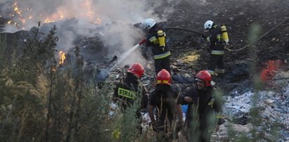 Potężny pożar wysypiska w Łódzkiem. Znów podpalenie?!