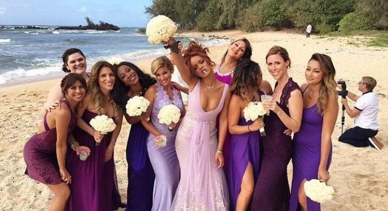 Rihanna attends personal assistant's wedding in Hawaii