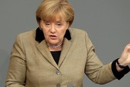 Angela Merkel w Bundestagu