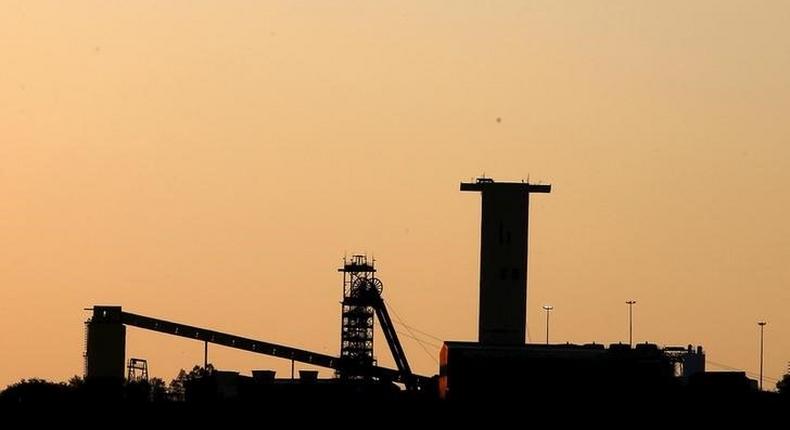 A mine shaft is seen near Carletonville, west of Johannesburg, July 20, 2015. REUTERS/Siphiwe Sibeko