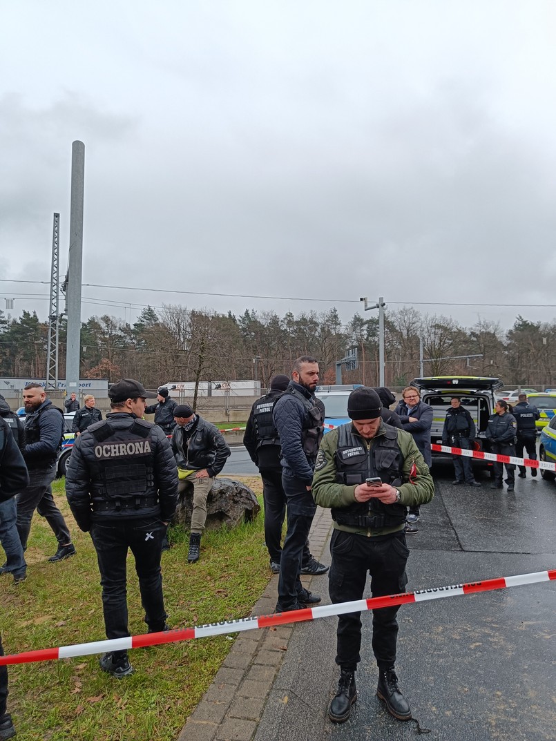 Miejsce strajku kierowców