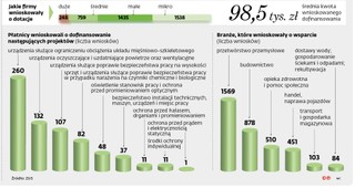 Jakie firmy wnioskowały o dotacje