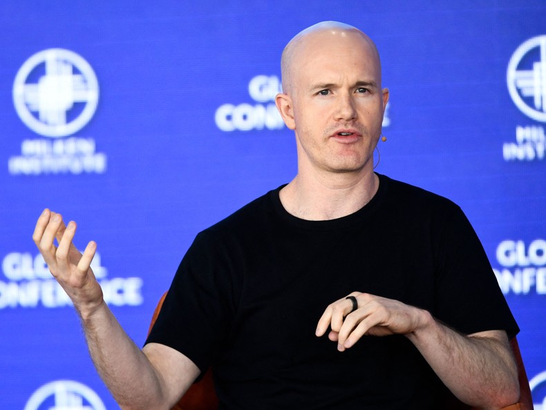 Crypto exchange platform Coinbase will cut another 60 jobs, The Information reported. The cuts come after Coinbase previously reduced its staff by 18% to ensure we stay healthy during this economic downturn. That same day, over 1,000 employees were notified they'd been laid off when they were unable to log into their work email accounts — the company said in a regulatory filing at the time that its workforce would be reduced to about 5,000 employees by the end of the second quarter of 2022.