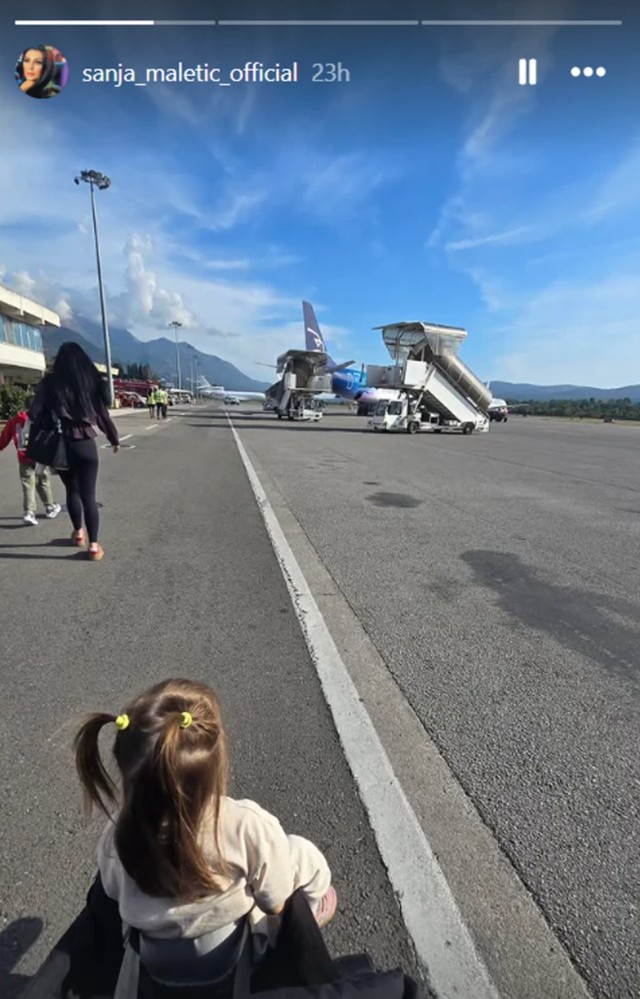 Sanja Maletić sa ćerkom 