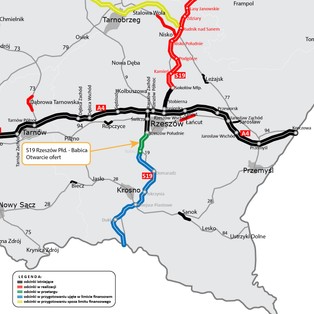Chińska firma złożyła najtańszą ofertę na odcinek trasy Via Carpatia [MAPA]