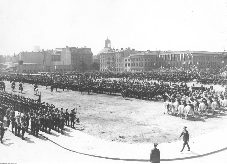 Uroczystości święta 3 Maja w Warszawie w 1934 roku