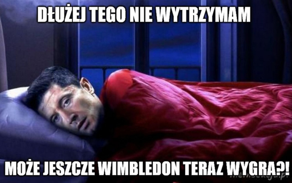 Memy z Igą Świątek i Robertem Lewandowskim