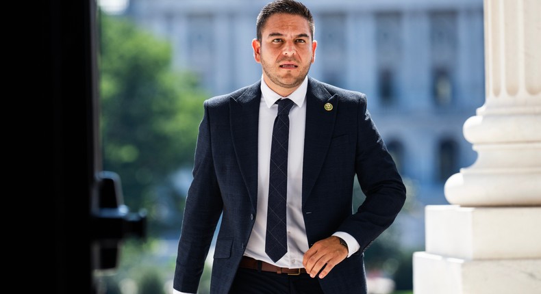 Rep. Gabe Vasquez of New Mexico is running for reelection in a battleground House district.Tom Williams/CQ-Roll Call, Inc via Getty Images