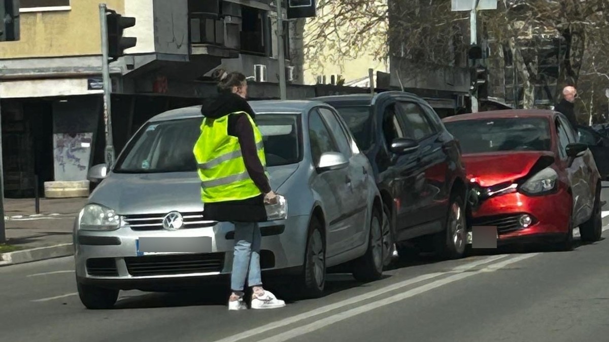 Lančani sudar u Novom Sadu