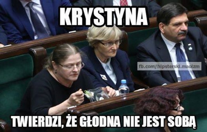 Dlaczego Krystyna Pawłowicz jadła podczas sejmowych obrad? Po prostu chciała być sobą...