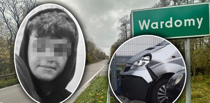 Mateusz zginął, idąc poboczem. Policja szuka kierowcy osobówki