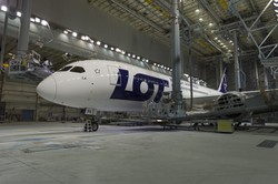 Boeing 787 Dreamliner już w barwach PLL LOT