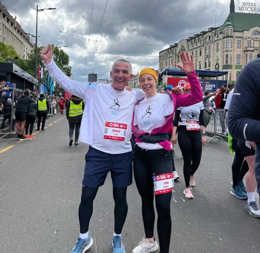 Beograđanin Nenad Vujić na 38. Beogradskom maratonu