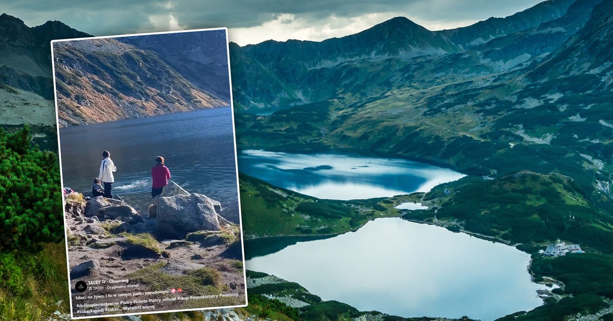 Rozebrał się i nie miał żadnych oporów. Nagranie z Tatr zbulwersowało ludzi