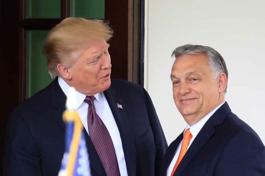 Donald Tramp i Viktor Orban u Beloj kući 13. maja 2019.