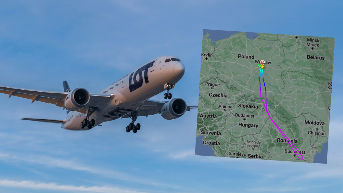 Samolot PLL LOT lecący z Warszawy do Indii został zawrócony