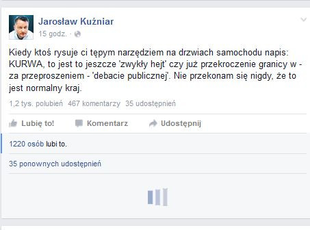 post Jarosława Kuźniara