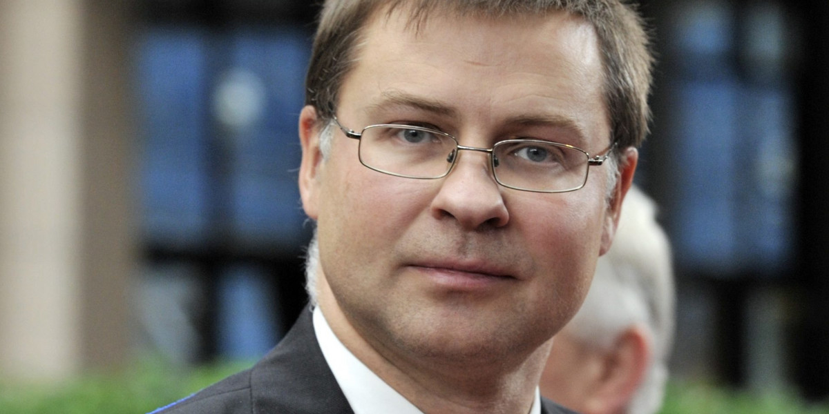 Dymisja premiera Łotwy Valdis Dombrovskis