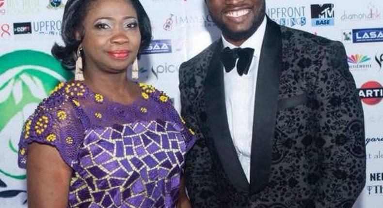 Emmanuel Ikubese with Senator Abike Dabiri 