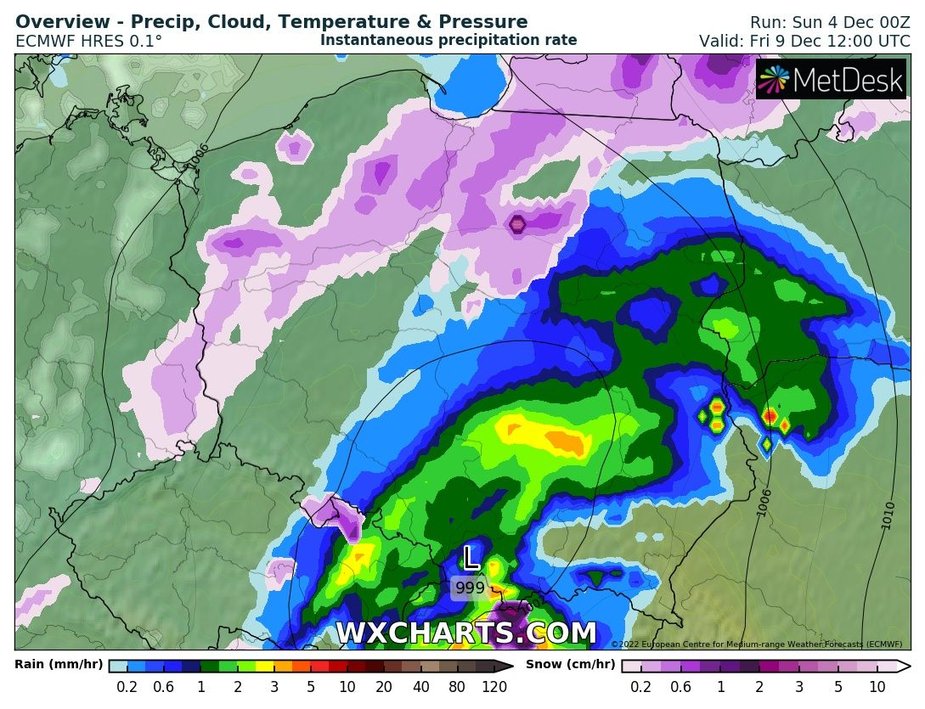 Hay probabilidad de lluvia nuevamente el viernes