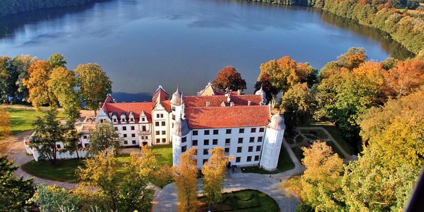 Hotel Podewils Zamek Rycerski w Krągu - widok z góry