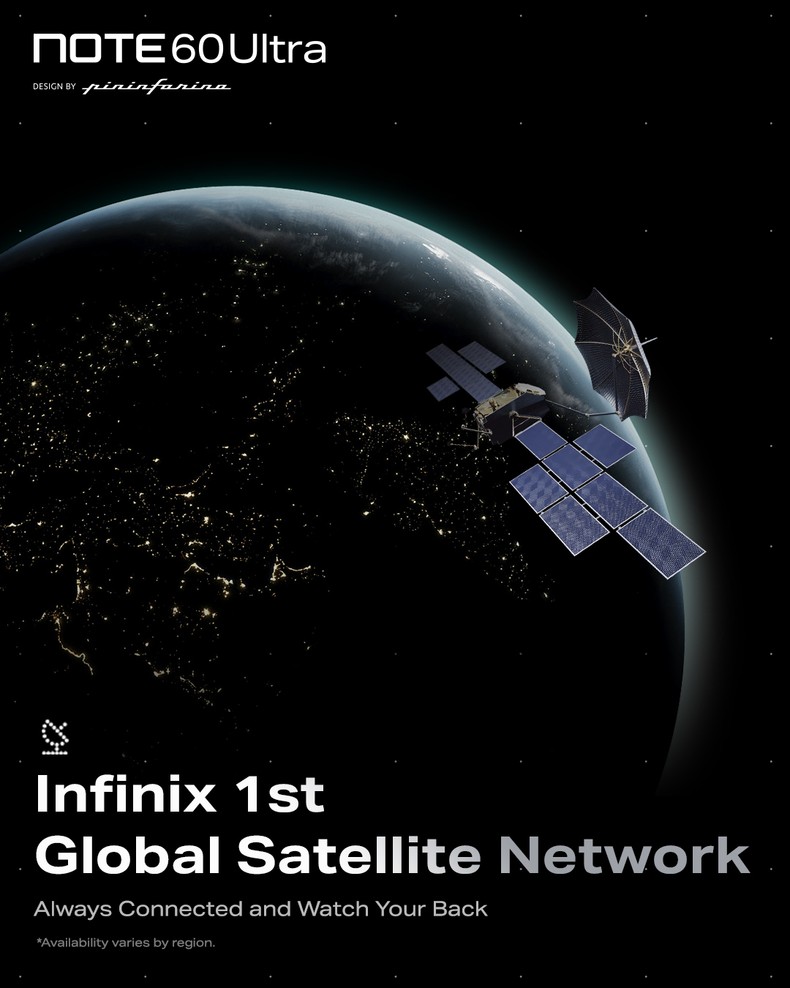 X6877 NOTE 60 Ultra Usp poster Global Satellite 1 