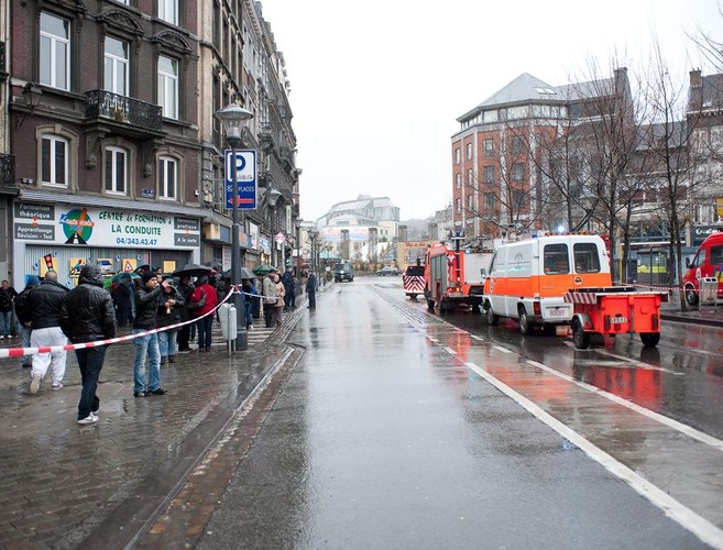Centrum Liege zostało całkowicie zablokowane