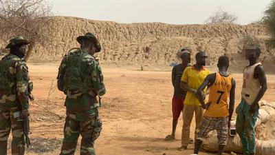 Orpailleurs etrangers à Kedougou