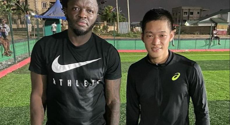 Jindo Morishita: Ebusua Dwarfs’ Japanese striker trains with Sulley Muntari 