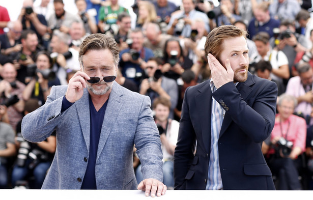 "Nice Guys" Russell Crowe i Ryan Gosling rozbawili Cannes [ZDJĘCIA]