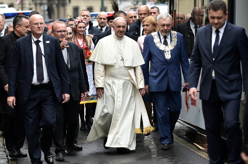 Papież Franciszek odebrał klucze do miasta