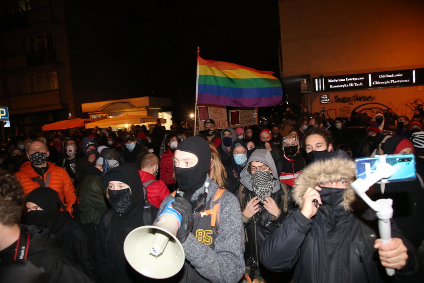 Protest Strajku Kobiet w Warszawie