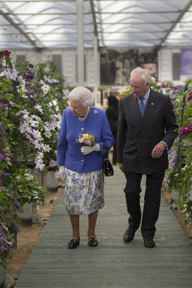 Elżbieta II na Chelsea Flower Show