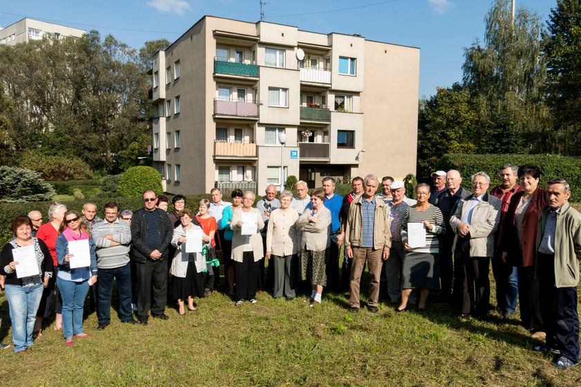 Mieszkańcy bloków przy ul. Polarnej