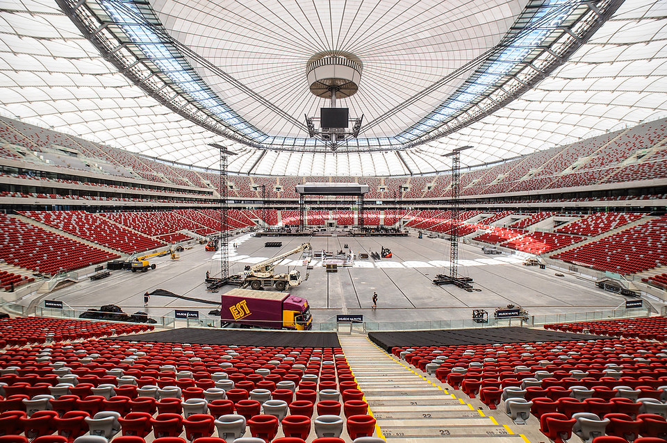 Stadion Narodowy przed koncertem Paula McCartneya (fot. Darek Kawka/Onet)