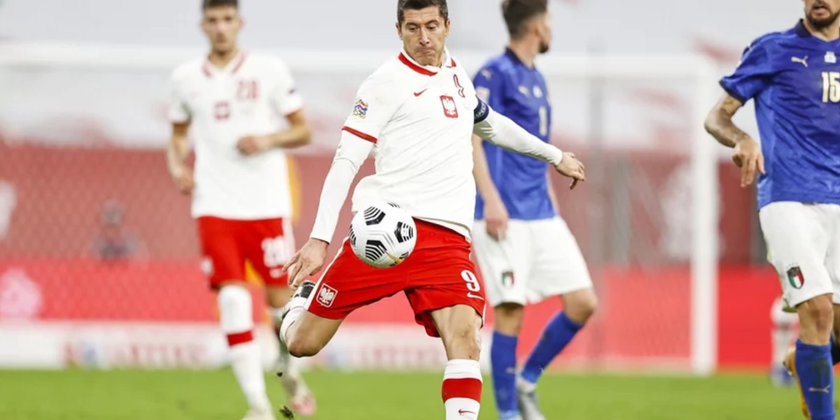 Robert Lewandowski w meczu kadry