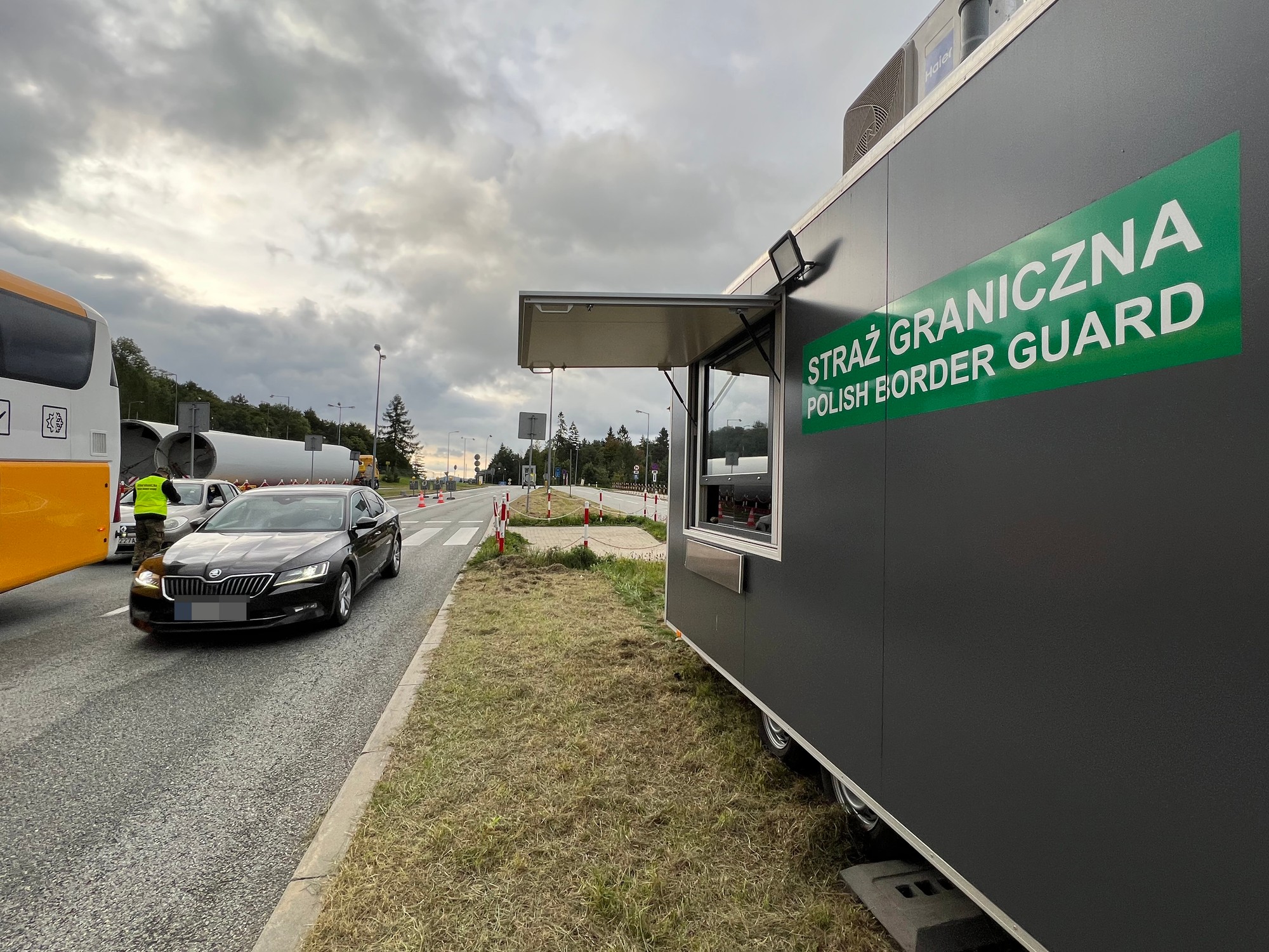 Kontroly na poľsko - slovenskom hraničnom priechode.