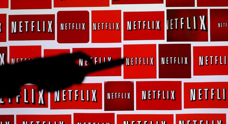 FILE PHOTO: The Netflix logo is shown in this illustration photograph in Encinitas, California October 14, 2014.   REUTERS/Mike Blake/File Photo