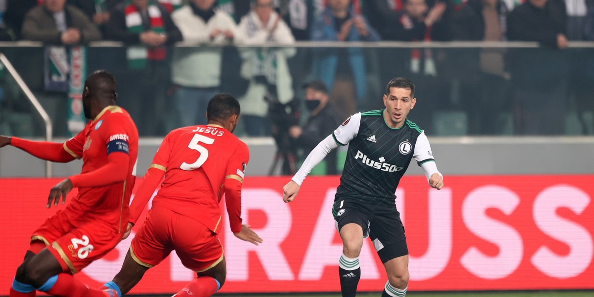 Pilka nozna. Liga Europy. Legia Warszawa - SSC Napoli. 04.11.2021