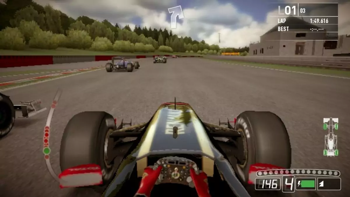 Galeria F1 2011 na PS Vita - screeny