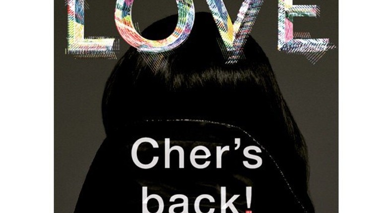 Cher's head covers Love Magazine