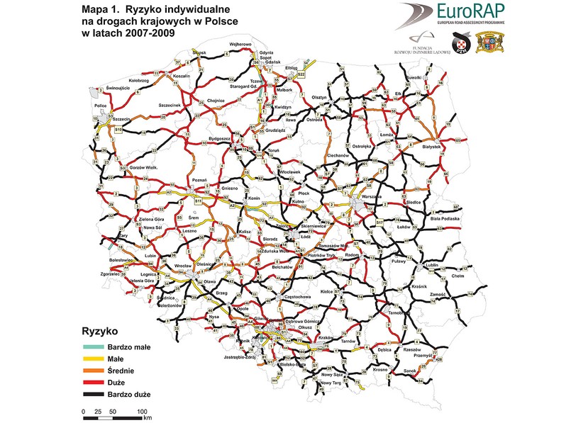 Czarny atlas śmierci na polskich drogach