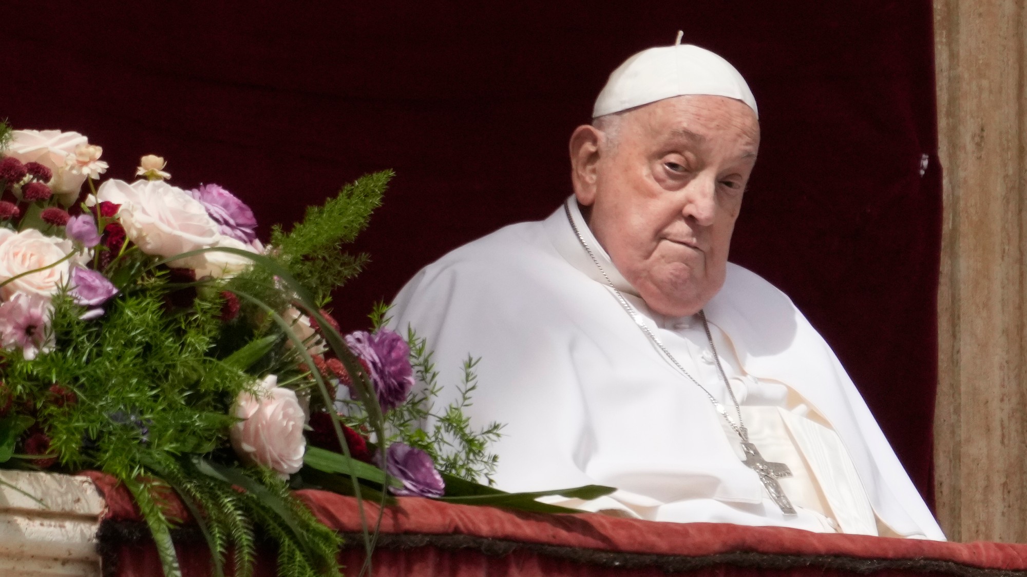 Pápež František cez Veľkonočnú nedeľu 20. apríla 2025.