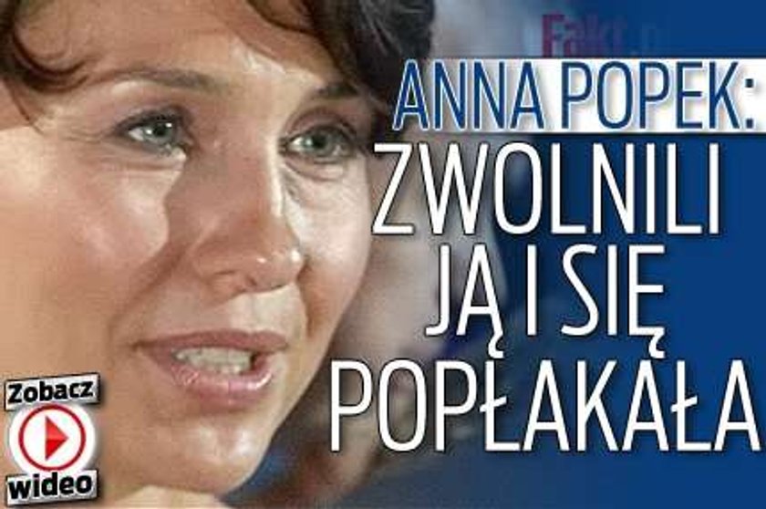 Popek zwolniona! Popłakała się