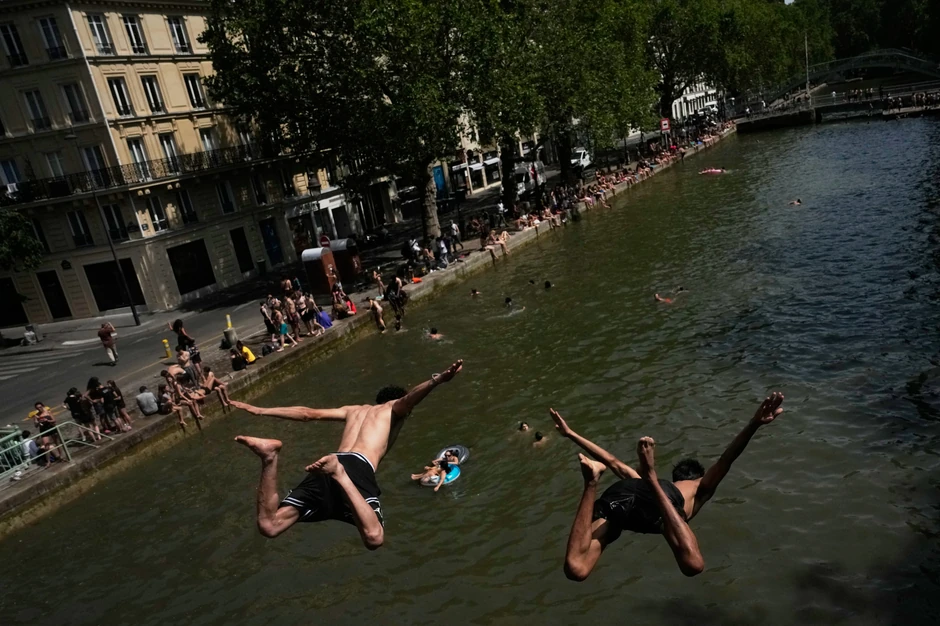 Vrućine u Francuskoj, Pariz 23. juna