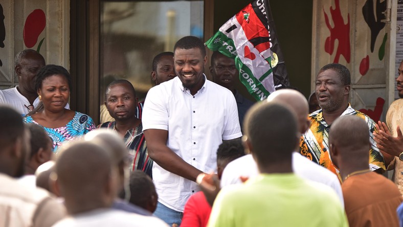 John Dumelo begins door-to-door campaign ahead of December ...