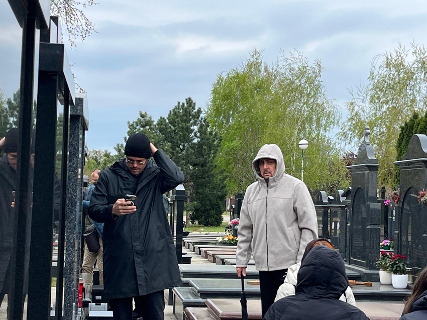 Keba i Igor kojić došli na pomen Saši Popoviću