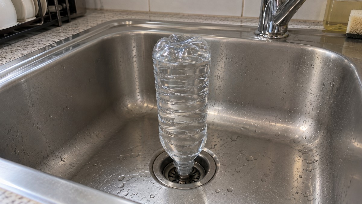 Plastična flaša i voda je sve što vam je potrebno da otpušite sudoperu