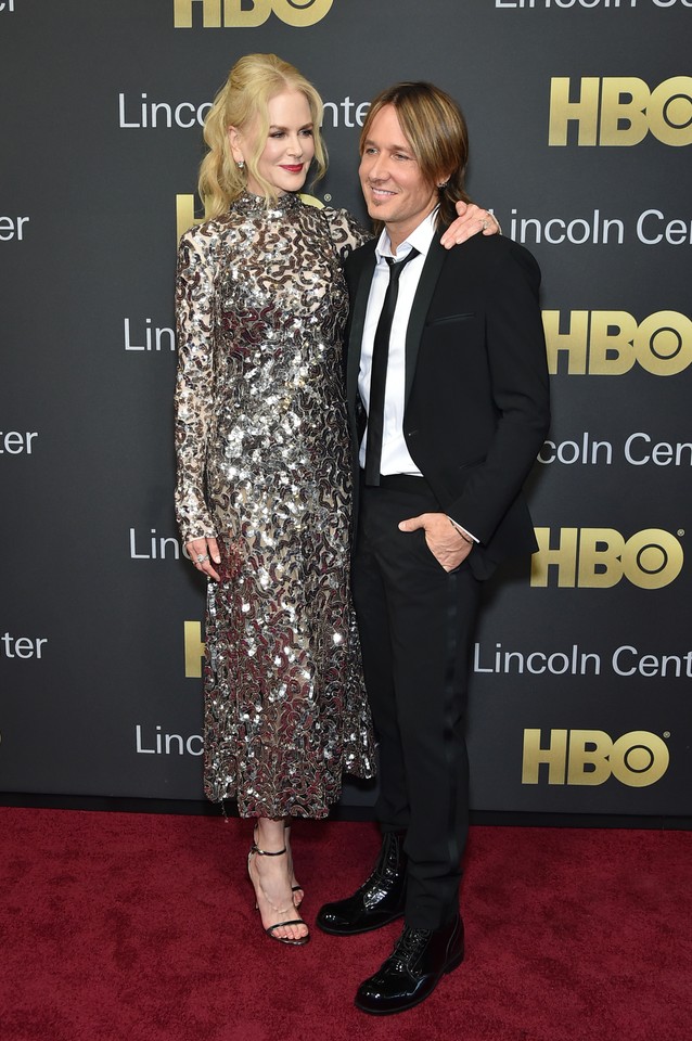 Nicole Kidman i Keith Urban na czerwonym dywanie