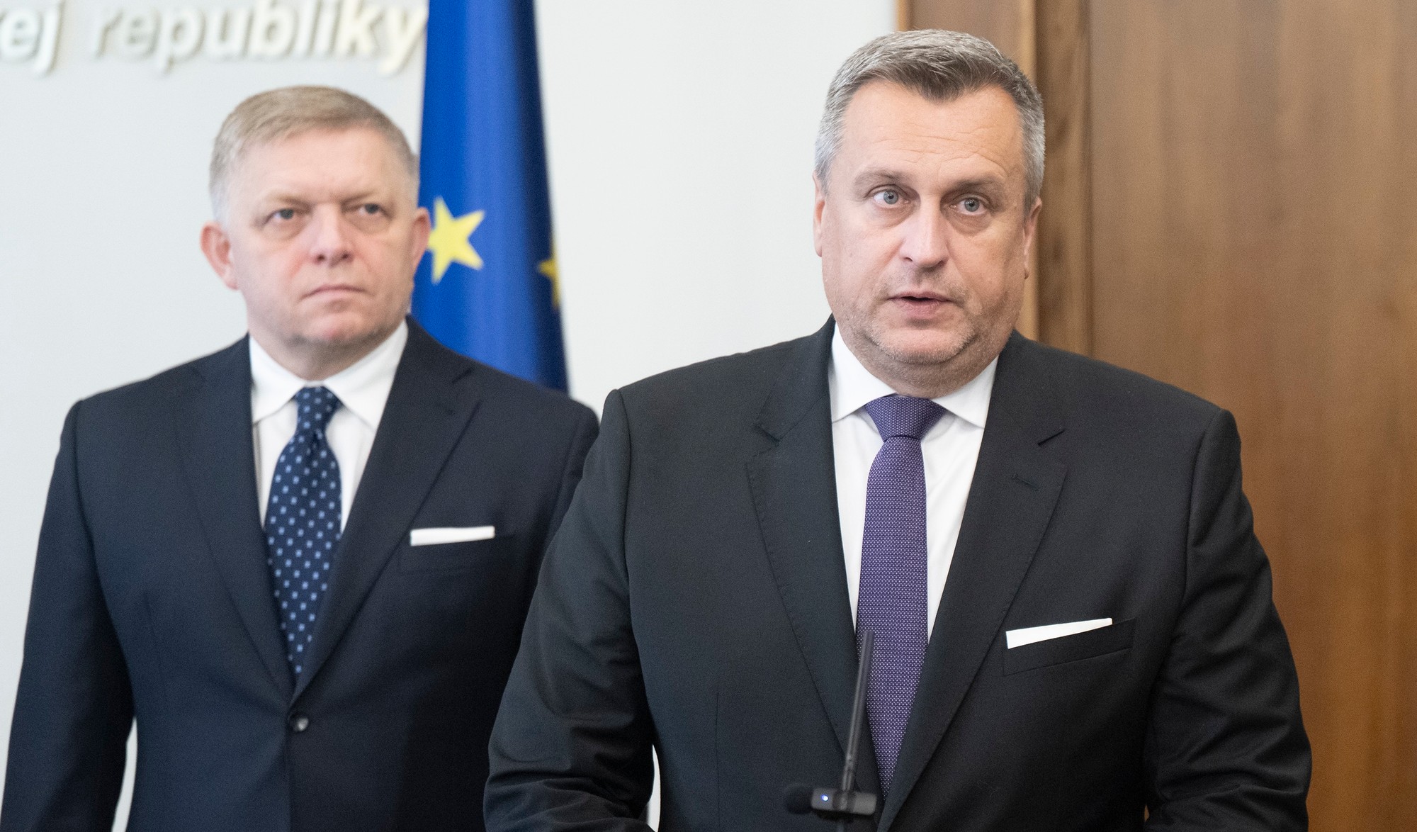 Robert Fico a Andrej Danko.